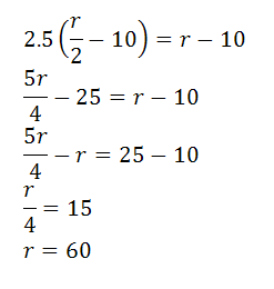 Algebra problem solution